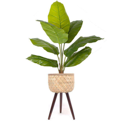 Jardinière Flar en bambou sur pied en bois
