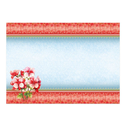 En Pleine Floraison - Kit de Décoration Grand Format Délices Floraux - Géraniums Rêveurs