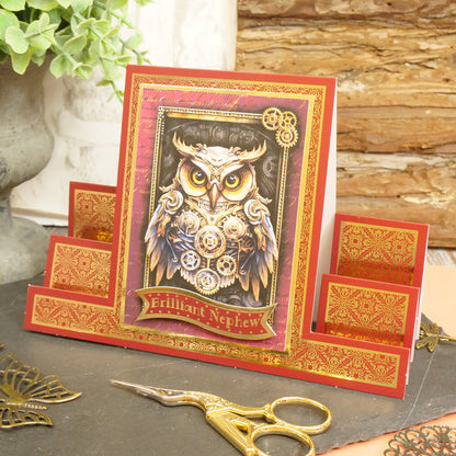 Cartes de Stepper à Motif Feuilleté