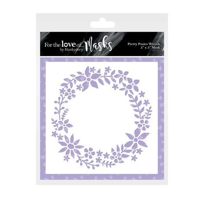 Pour l'amour des masques - Couronne de jolies fleurs
