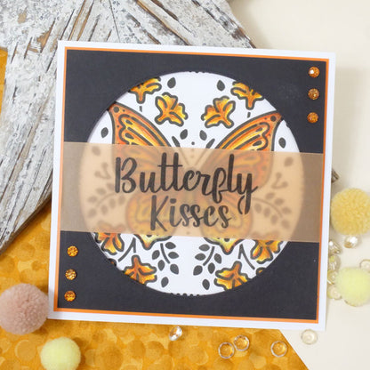 For the Love of Masks - Nature's Garden Centrepiece - Butterfly