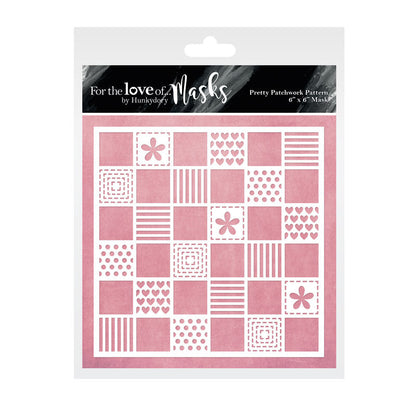 Pour l'amour des masques - Joli motif de patchwork