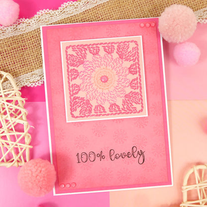 Pour l'amour des timbres - Carré de grand-mère floral