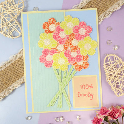 Pour l'amour des timbres - Carré de grand-mère floral