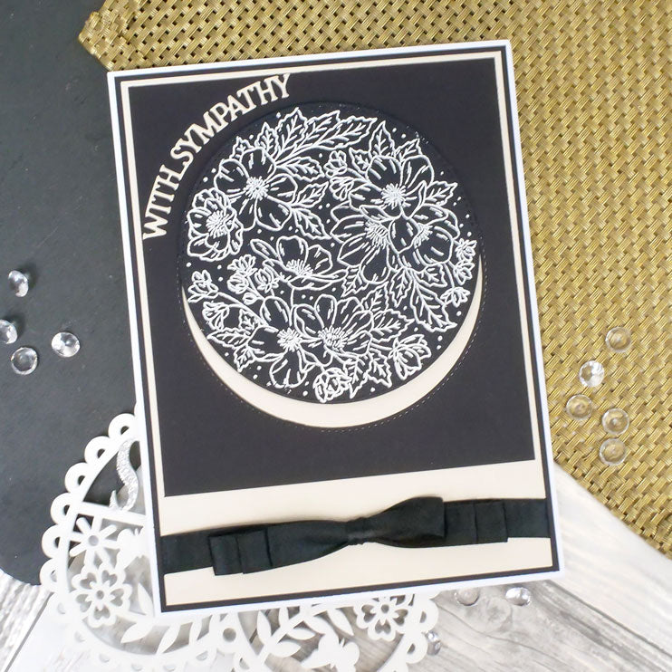 For the Love of Stamps - A Circle of Anemones
