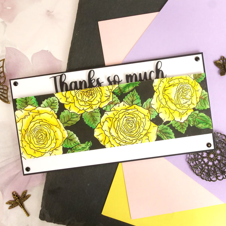 Pour l'amour des timbres - Roses radieuses