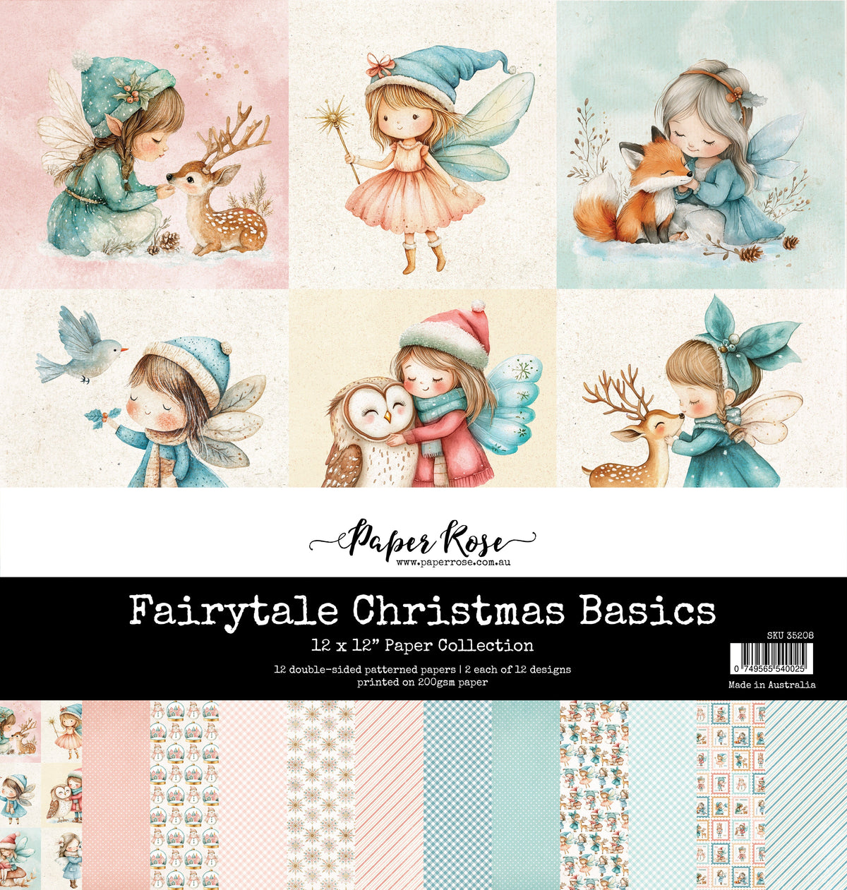 Collection de papiers 30x30 "L'essentiel de Noël enchanté" 35208