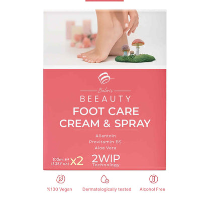 Duo Crème et Spray Soin des Pieds – 2 x 100 ml