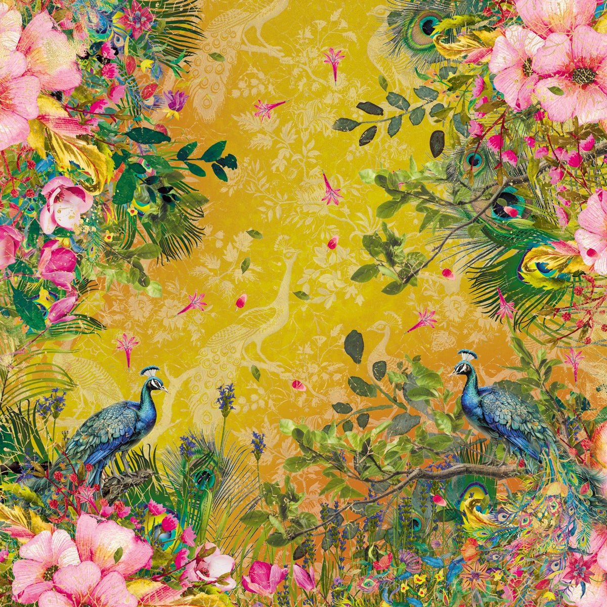 Bloc de papier Plumes Graciles 15x15cm