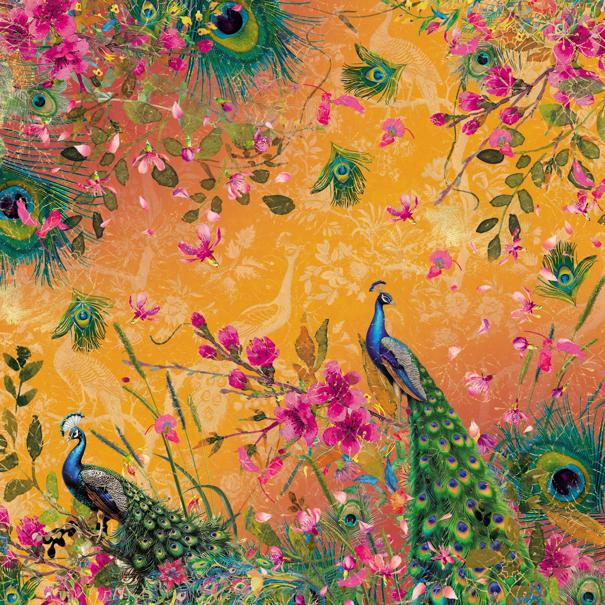 Bloc de papier Plumes Graciles 15x15cm
