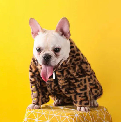 Veste Furendi Fuzzy pour chien | Manteau-pull douillet