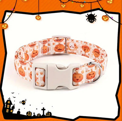 Pumpkin Dog Collar | Halloween Dog Collar