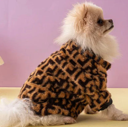 Veste Furendi Fuzzy pour chien | Manteau-pull douillet