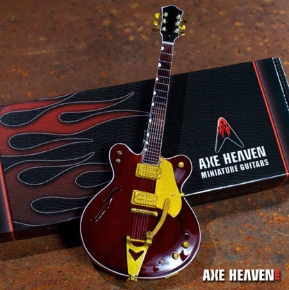 George Harrison Signature Rosewood Hollow Body Mini Guitar Replica Collectible