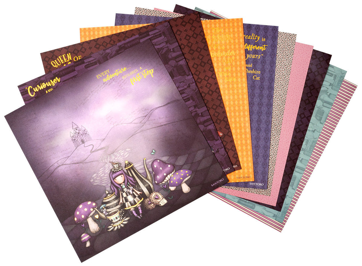 Feuille GOR Set de 5x2 motifs double face Wonderland 304,8x304,8x3mm 10 FL nr.23