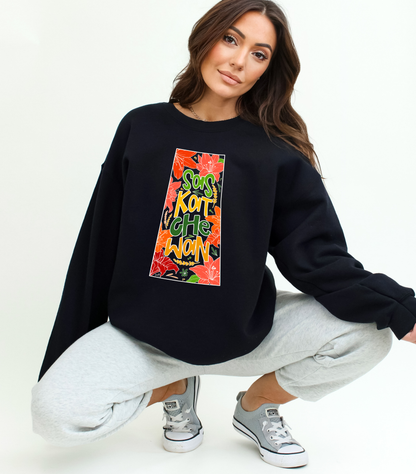 Saskatchewan Grow Where You Are Planted Sweatshirt ras du cou unisexe | Vêtements Sask