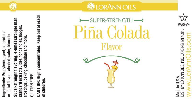 Pina Colada Flavoring - Super Strength Flavor 1 oz., 16 oz., 1 Gallon, 5 Gallons - Ships Free Within Canada on Orders Above CAD $199
