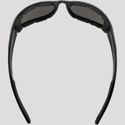 Global Vision Marilyn Women’s Rhinestone Motorcycle Sunglasses. Foam Padded Bling Riding Glasses with Shatterproof Flash Mirror Lenses