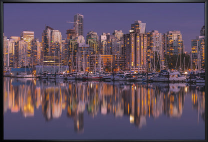 Wall art Glowing Vancouver