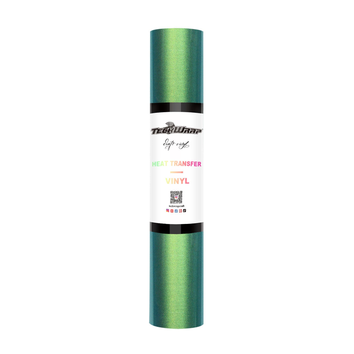 Teckwrap Chameleon HTV - Charm d'Or Vert | Vinyle Thermocollant Changeant de Couleur pour Mode DIY