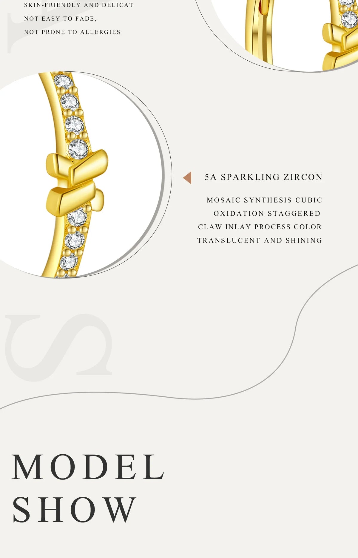 Boucles d'oreilles créoles en argent sterling avec nœud