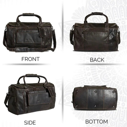 Greenwood Leather Regina Large Travel Duffle Bag