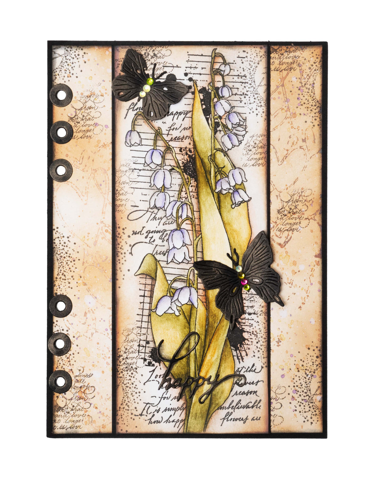 SL Matrice de Découpe Joyeux Papillon Collection Grunge 96x137x1mm 8 PCS nr.502
