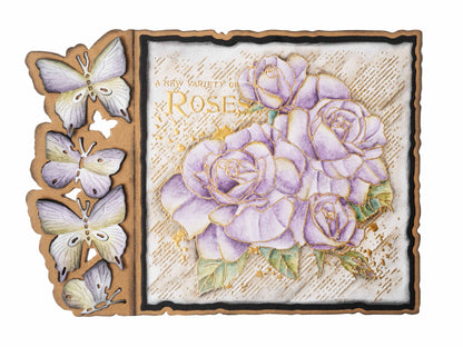 SL Clear Stamp Roses Grunge Collection 122x122x3mm 1 pc n° 401
