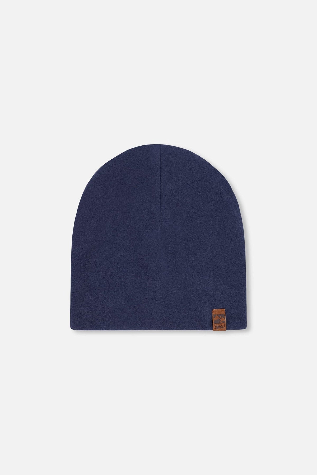 Bonnet en jersey extensible bleu marine