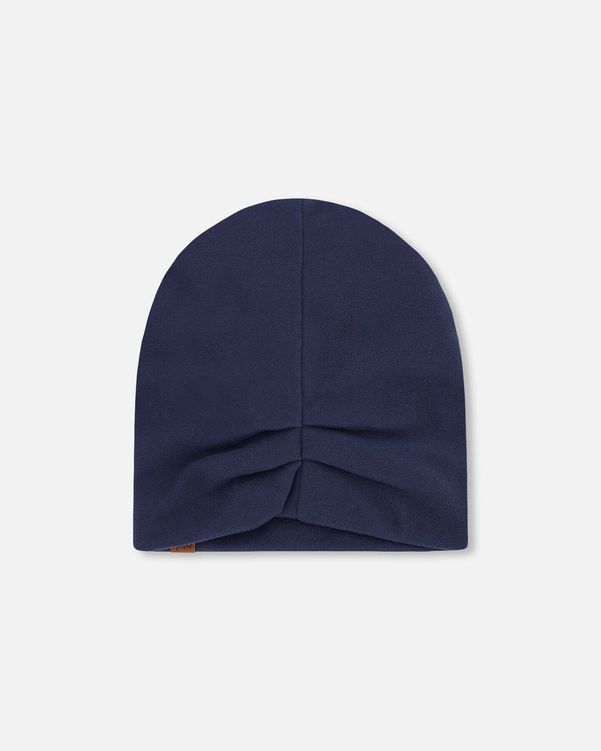Bonnet en jersey extensible bleu marine