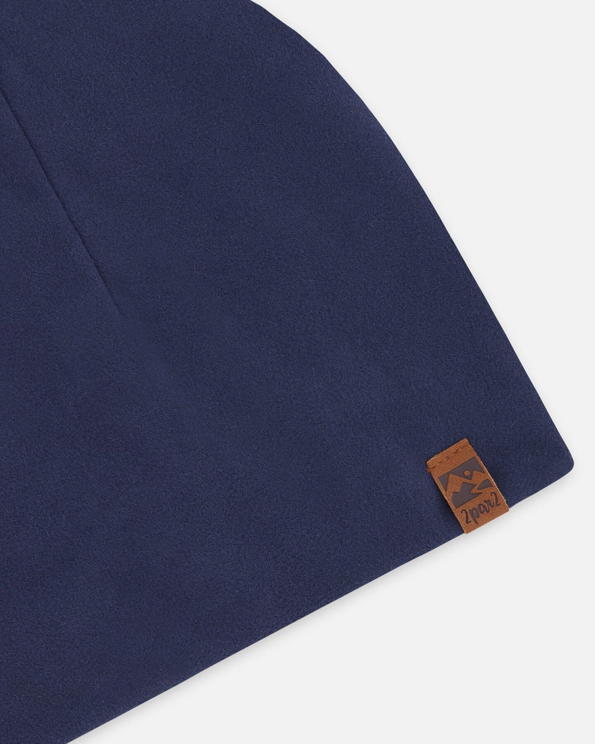 Bonnet en jersey extensible bleu marine