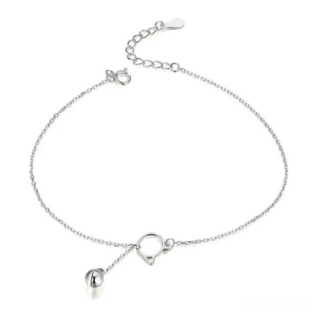 La chevillère à breloques essentielle en argent sterling 925