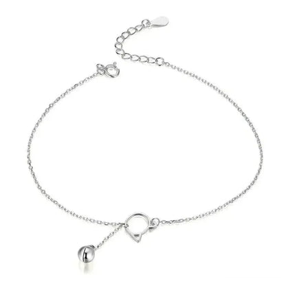 La chevillère à breloques essentielle en argent sterling 925