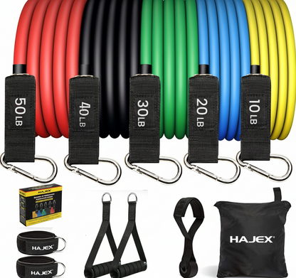 Kit de 11 bandes de résistance pour exercices