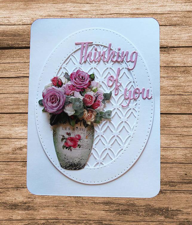 Hearty Crafts Toppers 3D Facile Fleur en Vases