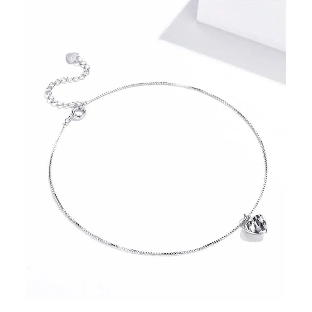 La chevillère à breloques essentielle en argent sterling 925