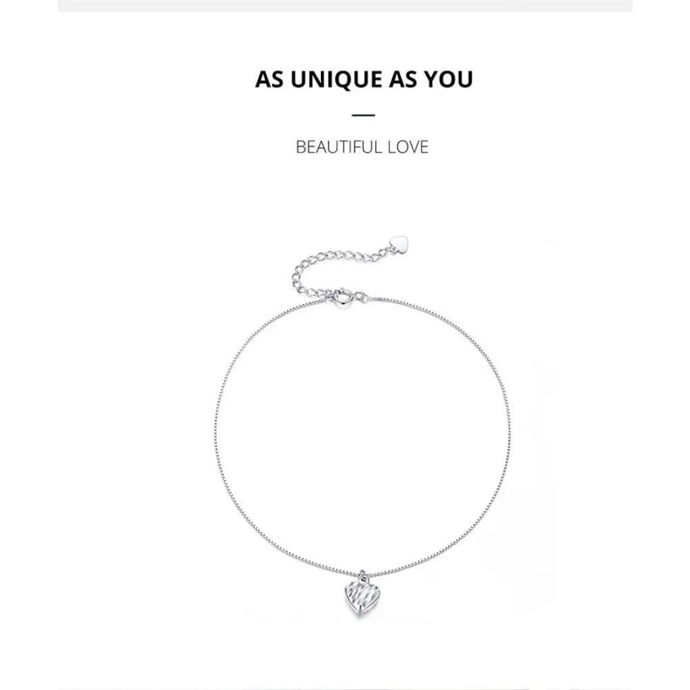 La chevillère à breloques essentielle en argent sterling 925