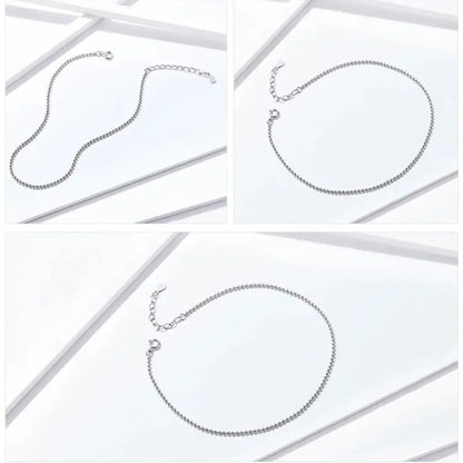 La chevillère à breloques essentielle en argent sterling 925