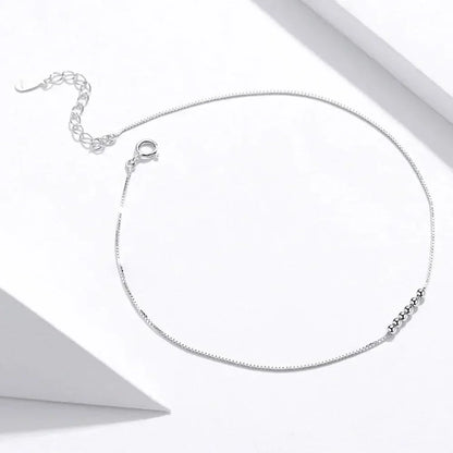 La chevillère à breloques essentielle en argent sterling 925