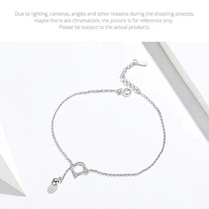 La chevillère à breloques essentielle en argent sterling 925