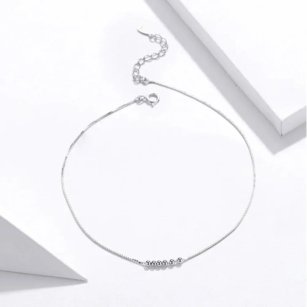 La chevillère à breloques essentielle en argent sterling 925