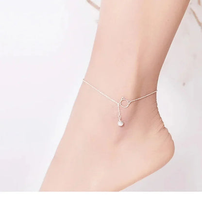 La chevillère à breloques essentielle en argent sterling 925