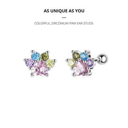 Boucles d'oreilles clous étoiles et papillons en argent sterling 925 - Bijoux délicats et raffinés