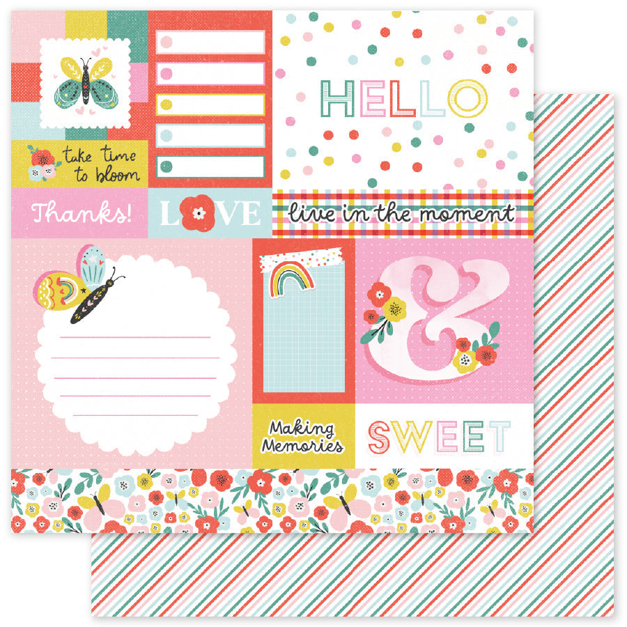 Happy Moments A 12 x 12 Paper (12 pc Bulk Pack) 34944