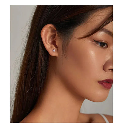 Boucles d'oreilles clous étoiles et papillons en argent sterling 925 - Bijoux délicats et raffinés