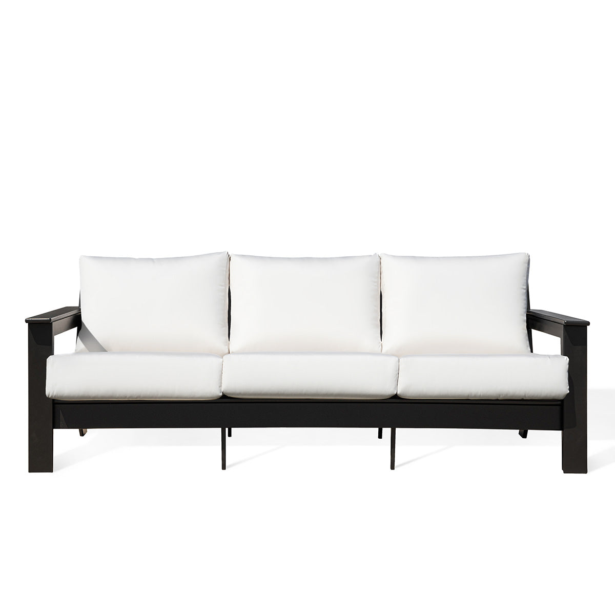 Hickory Polymer Outdoor Sofa with Sunbrella® Cushions