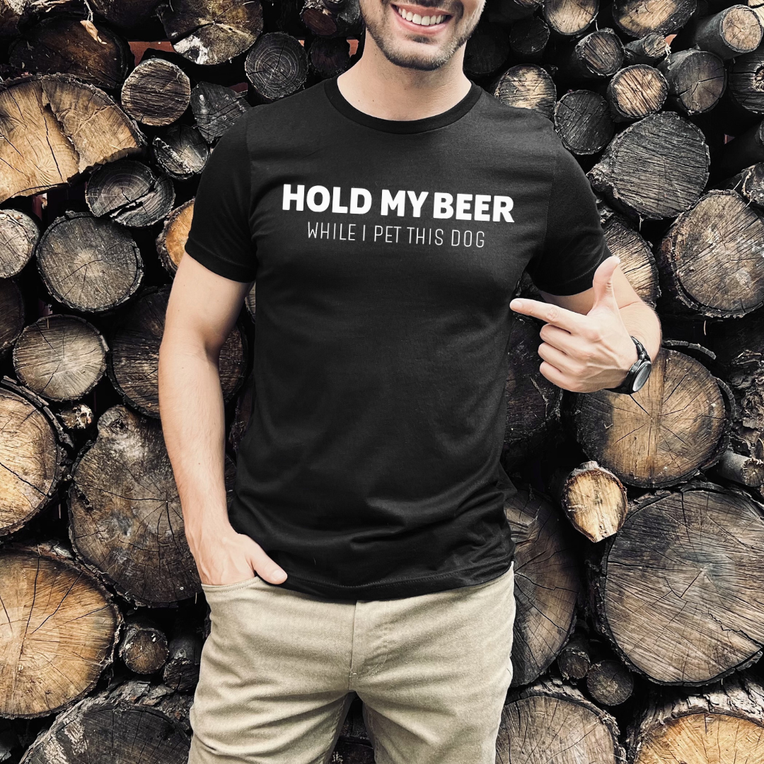 Tiens ma bière HOMMES || CHIEN
