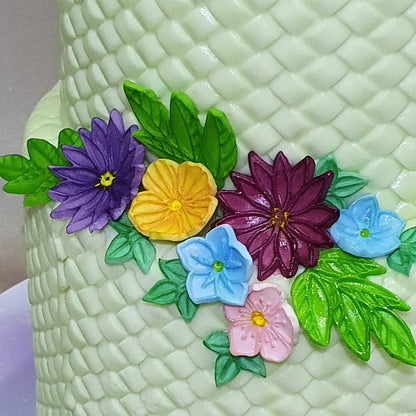 Moule en silicone Fleurs Stylisées