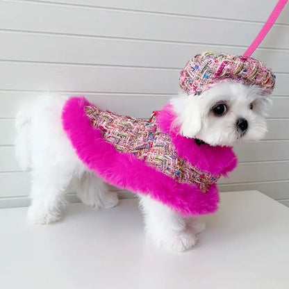 Sweet November Garden Harness Dress Set | Dress with Hat and Leash