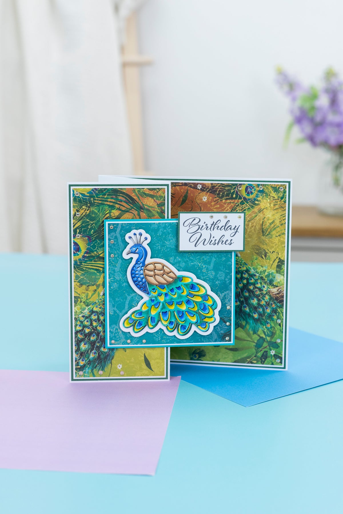 Bloc de papier Plumes Graciles 15x15cm